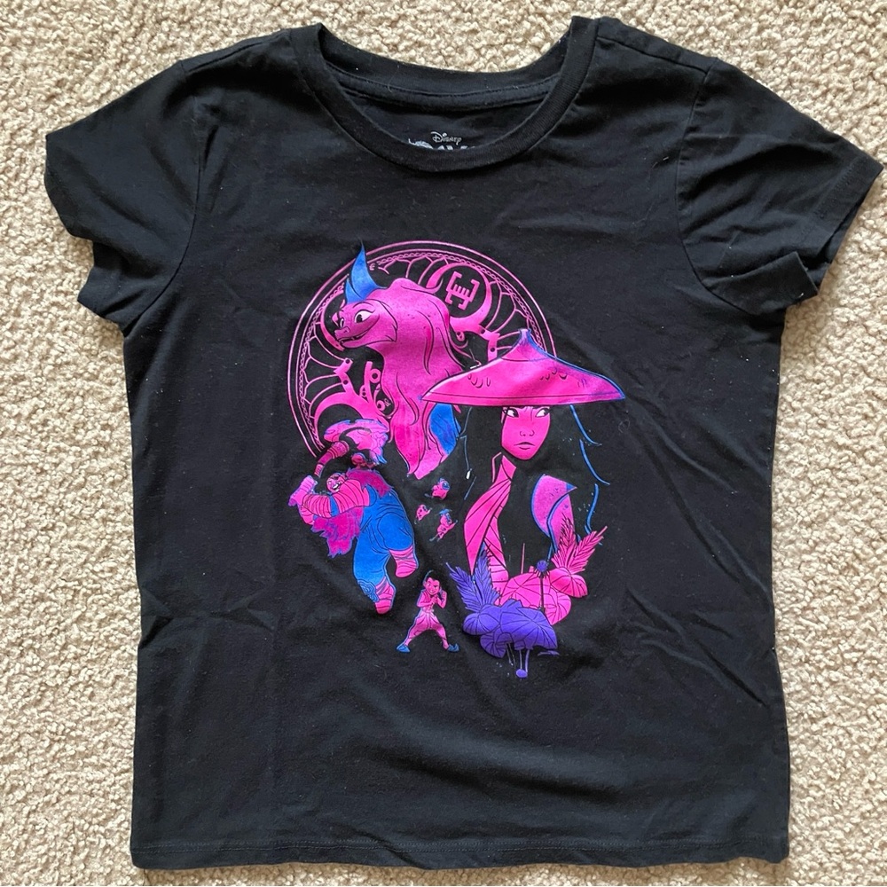 Disney Raya and the Last Dragon Black Tee